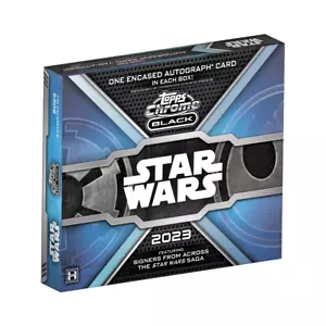 2023 Topps Star Wars Chrome Black Hobby Box - Picture 1 of 7