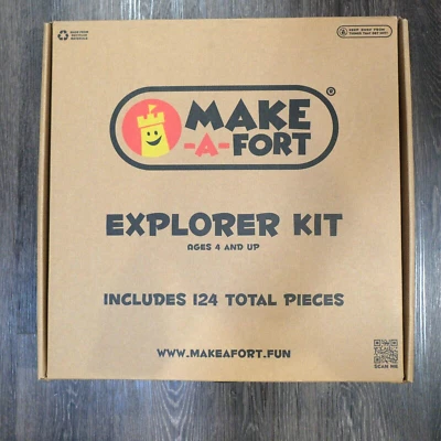 Make-A-Fort Building Kit - Build Really Big Indoor Forts for Kids NEW! - Image 1 of 4