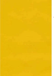 Oilcloth Fabric Solid Yellow Pattern Sold in Yards or Full Bolts - Picture 1 of 2