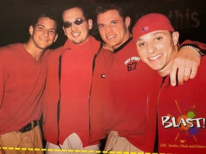 98 Degrees, Freddie Prinze Jr., Double Full Page Vintage PInup - Picture 1 of 2
