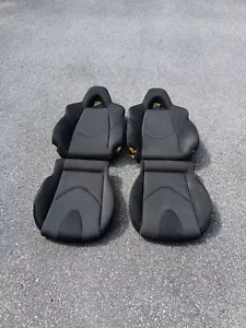Mazda RX8 OEM USED BLACK Cloth Front Seat Cushions 2004 2005 2006 2007 2008 - Picture 1 of 4