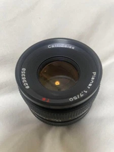 CONTAX Carl Zeiss Planar T* 50mm F1.7 MMJ MF Lens for CY Mount From Japan - Picture 1 of 3