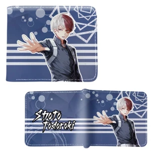 New Shoto Todoroki A MY HERO ACADEMIA BiFold Wallet Boku no Hiro Akademia - Picture 1 of 2