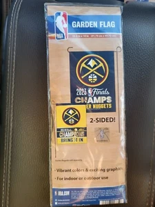 Denver Nuggets 2023 NBA Champion Double Sided 12.5x18 Garden Flag - Picture 1 of 2