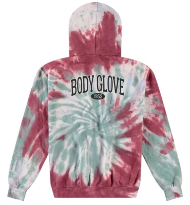 Nuevo Para hombres XL Body Glove Surf Co. 1953 Tie-Dye Logo Pullover Sudadera con Capucha Sudadera Foto 1 de 4