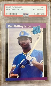 1989 Donruss Ken Griffey Jr. #220 Baseball RCl Karte PSA AUTHENTIC - Bild 1 von 3