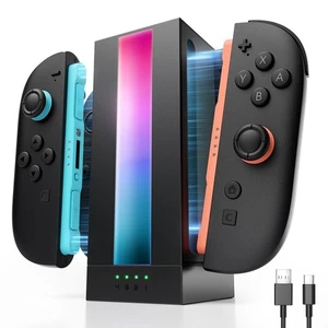 JSAUX EnergyFlow Ladestation für Nintendo Switch 2 JoyCon Controller - Bild 1 von 7