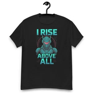 I Break Through Walls Cyberpunk Graphic Tee Voiceritzy Men’s Cotton Streetwear - Picture 1 of 7