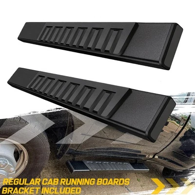 6" Running Board For 02-08 Dodge Ram 1500 Regular Cab Side Step Nerf Bar Black H Foto 1 de 4