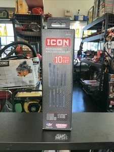 Icon (59147) CPT-10 Profi 10 Stck. Locher & Meißel Set, USA (KOSTENLOSER VERSAND) - Bild 1 von 4