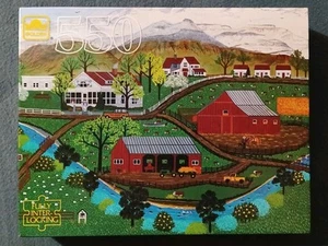 Vintage 1989 Golden 550 Piece Puzzle Jennifer Lake Miller - Farm/Country *NEW* - Picture 1 of 2