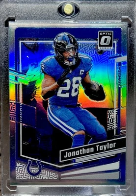Jonathan Taylor RARE HOLO REFRACTOR PRIZM CARD PRIZM SSP PANINI COLTS MINT - Image 1 of 4