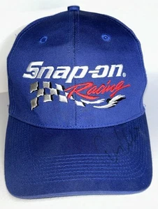 Snap On Doug Herbert Racing Signed Snap-On Hat NASCAR Blue Red White Black - Picture 1 of 11