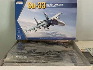 Kinetic 1/48 scale Su-33 Flanker D K48062 w/aftermarket PE, decals, pitot tube - Picture 1 of 3