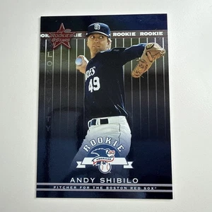 2002 Leaf Rookies & Stars Rookie Andy Shibilo Blue Refractor /25 #322 RC - Bild 1 von 2