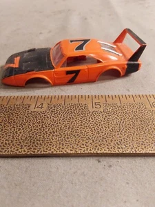 Aurora AFX HO Scale Orange Black Dodge Daytona Charger - Picture 1 of 6
