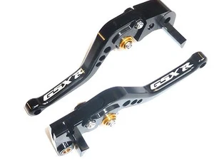 SUZUKI DL650 - V-STROM - XT 2011-19 SHORT BRAKE & CLUTCH LEVERS BLACK TRACK ROAD - Picture 1 of 7