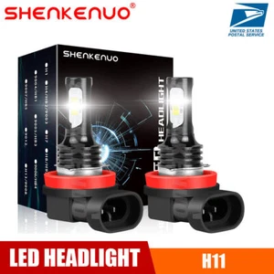 Kit de conversión de faros LED súper brillantes H11 blanco 6000K paquete de 2 - Imagen 1 de 12