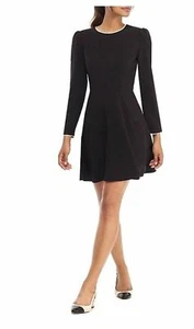 Talla. 4 Gal Meets Glam Little Negro Vestido Celeste Perla Manga Larga Nuevo con etiquetas $178 - Imagen 1 de 12