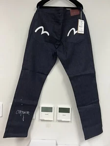 Vaquero estrecho confort EVISU índigo cantidad limitada # - Imagen 1 de 12