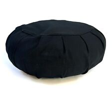 Still Sitting Round Meditation Pillow Cushion Black Removable Cover