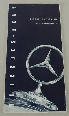 Folleto Mercedes-Benz 300 Sl/190 Sl/Tipo 300/Tipo 180/Tipo 220 Desde 3/1955 Foto 1 de 3