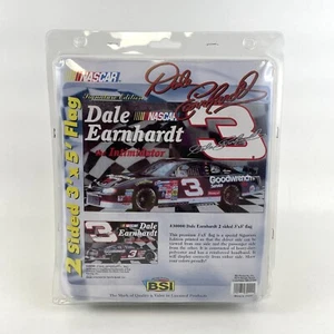 🔥VTG Dale Earnhardt #3 Flag 3 x 5 Nascar Checkered 2 Sided Flag Racing NEW🔥 - Picture 1 of 2