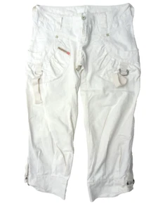 Damen Hose 3/4 Länge Gr. 28 von Diesel cremeweiß wadenlang - Bild 1 von 2
