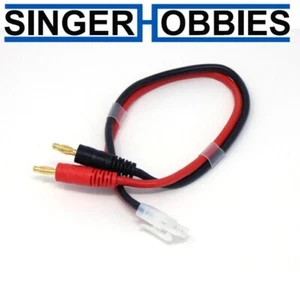MT RACING MTR1010 Tamiya to Banana Plug 12" Charge Lead HH - Picture 1 of 2