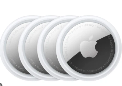 Genuine APPLE AirTag 4 Pack Boxed Brand New Sealed Box A2187  - Image 1 of 4