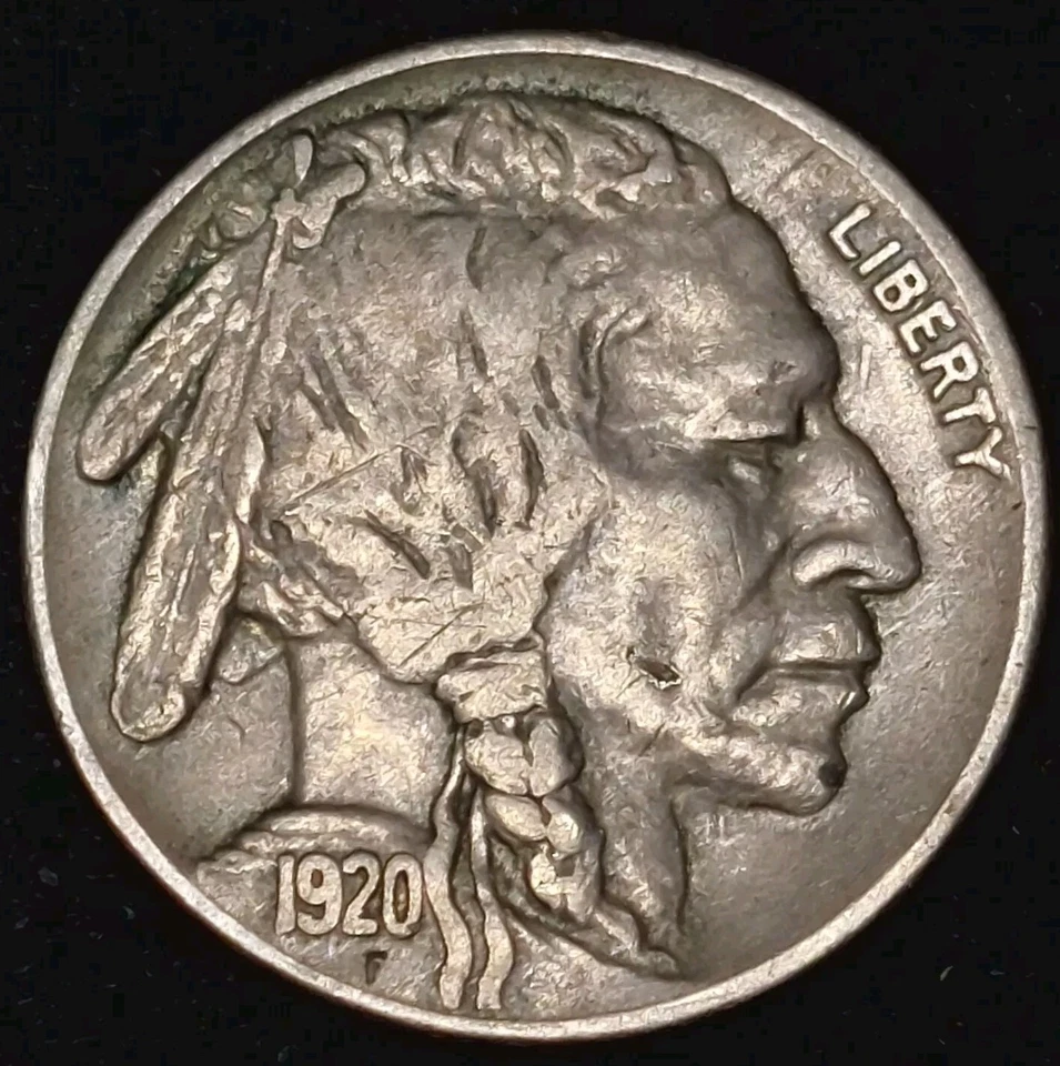 1920-S  BUFFALO NICKEL  ~ TOUGHER DATE COIN ~ XF - Image 1 of 2