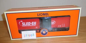 LIONEL 2128250 SLED-EX CHRISTMAS PRESENT UNLOADING CAR O GAUGE OPERATING TRAIN - Picture 1 of 5