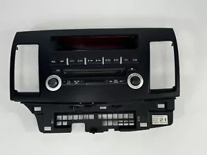 2008-15 Mitsubishi Lancer Ralliart Center Dash Air Vent Radio Bezel - Foto 1 di 10