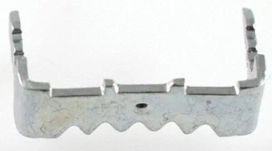 Percha para cuadros, 10 perchas pequeñas de 5/16" x 1" plateadas sin clavos dientes de sierra - Imagen 1 de 3
