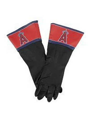 Los Angeles Angels of Anaheim Team Dish Rubber Gloves MLB Baseball NWT Black Cover
