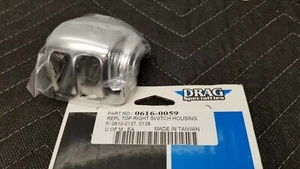 REPUESTO CARCASA INTERRUPTOR CROMO SUPERIOR DERECHO HARLEY DAVIDSON 0616-0059 - Imagen 1 de 2