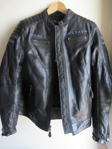 Harley Davidson Wimberley Ladies Leather Jacket Size M - Picture 1 of 12