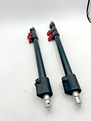 Lote 2 Manfrotto Backlite Suporte 4010 Postes de Montagem Apenas Preto Altura Ajustável - Imagem 1 de 4