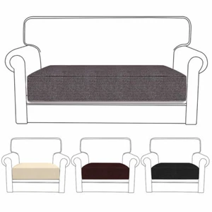 High Stretch Sofa Seat Cover Couch Stretch Cushion Slipcover Lounge ajhc>< - Picture 1 of 19