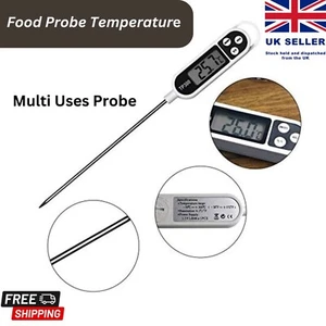 Termometro digitale carne sonda forno cucina cottura barbecue cottura temperatura misuratore nuovo - Foto 1 di 11