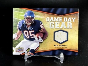 2009 Upper Deck Earl Bennett Game Day Gear Jersey Patch Relic #NFL-EA Bears - Picture 1 of 2