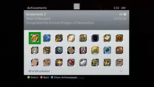 Borderlands 2 Achievement Unlock Service - 1625 Gamerscore on Xbox 360! - Picture 1 of 2