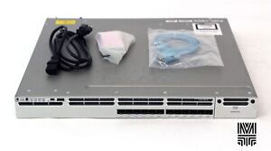 Cisco WS-C3850-12S-S Stackable 12 SFP Ethernet Ports, w/ PWR-C1-350WAC IPB