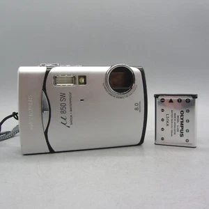 Olympus Digital Camera Mju 850 SW 8.0MP Silver Tested - Picture 1 of 9