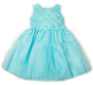 Pretty As A Picture 3D Flower Tulle Girl's Party Dress - Picture 1 of 2