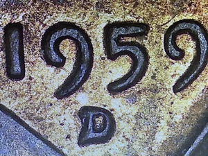 1959 D  Penny Errors   💥rare And Extremely Collectible! - Picture 1 of 11