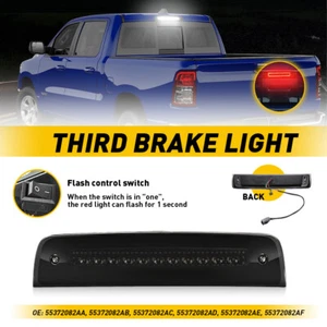 For 09-2018 Dodge Ram 1500 2500 3500 Smoked LED 3rd Third Brake Light Cargo Lamp - Bild 1 von 19