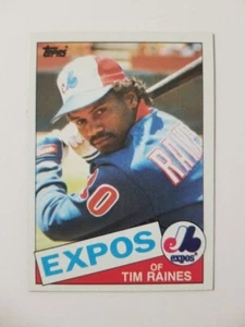 Tarjeta de béisbol Tim Raines 1985 Topps #630 Montreal Expos - Imagen 1 de 2