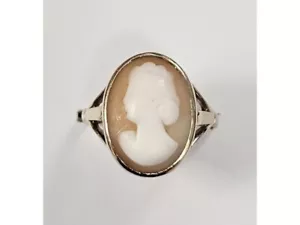 Cameo Ring / Apx Size O - Picture 1 of 6