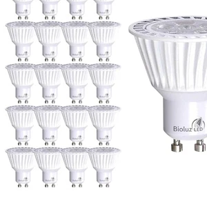 Versatile 20-Pack GU10 LED Bulbs – 3000K Soft White, Environmentally Friendly - Picture 1 of 9